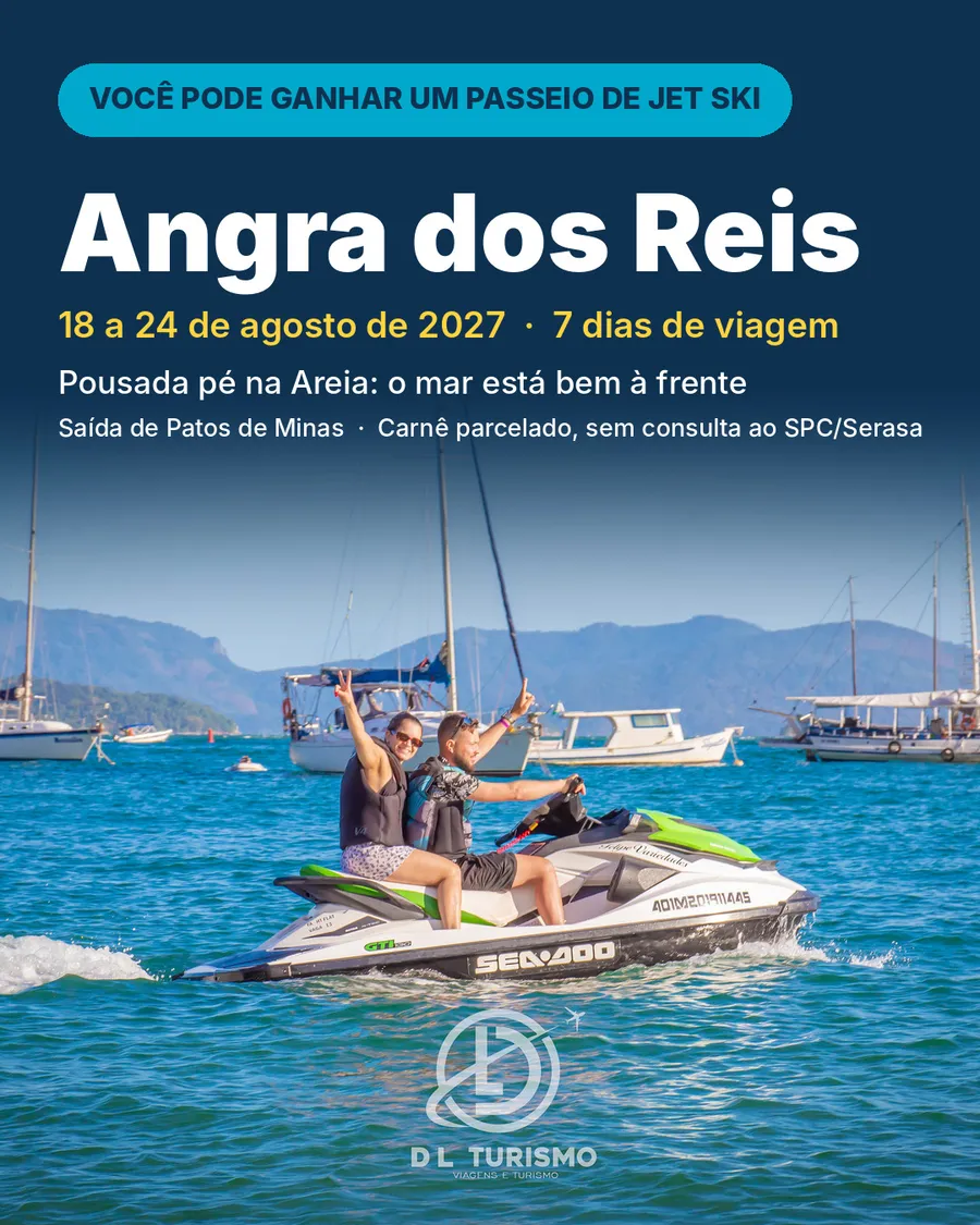Casal em passeio de jet ski em Angra dos Reis