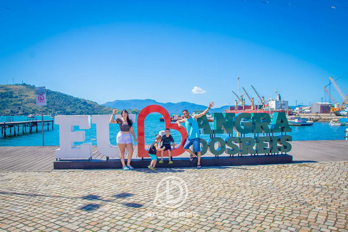 Família em viagem da DL